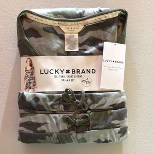 Lucky 4 Piece Pajamas. NWT